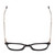 Top View of Ernest Hemingway H4851 Designer Bi-Focal Prescription Rx Eyeglasses in Gloss Black Clear Crystal Patterned Silver Unisex Cateye Full Rim Acetate 51 mm