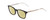 Profile View of Ernest Hemingway H4851 Designer Polarized Reading Sunglasses with Custom Cut Powered Sun Flower Yellow Lenses in Gloss Black Clear Crystal Patterned Silver Unisex Cateye Full Rim Acetate 51 mm
