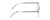 Side View of Ernest Hemingway H4851 Unisex Cateye Eyeglasses Gloss Clear Crystal Silver 51 mm