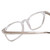Close Up View of Ernest Hemingway H4851 Unisex Cateye Eyeglasses Gloss Clear Crystal Silver 51 mm