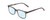 Profile View of Ernest Hemingway H4854 Designer Progressive Lens Blue Light Blocking Eyeglasses in Grey Smoke Crystal  Unisex Cateye Full Rim Acetate 51 mm
