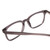 Close Up View of Ernest Hemingway 4854 Unisex Cateye Designer Eyeglasses Grey Smoke Crystal  54mm