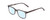 Profile View of Ernest Hemingway H4854 Designer Blue Light Blocking Eyeglasses in Grey Smoke Crystal  Unisex Cateye Full Rim Acetate 54 mm