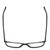 Top View of Ernest Hemingway H4848 Designer Single Vision Prescription Rx Eyeglasses in Matte/Gloss Black Unisex Cateye Full Rim Acetate 54 mm