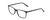 Profile View of Ernest Hemingway H4848 Designer Progressive Lens Prescription Rx Eyeglasses in Matte/Gloss Black Unisex Cateye Full Rim Acetate 54 mm