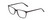 Profile View of Ernest Hemingway H4848 Designer Blue Light Blocking Eyeglasses in Matte/Gloss Black Unisex Cateye Full Rim Acetate 54 mm
