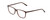 Profile View of Ernest Hemingway H4848 Unisex Cateye Eyeglasses in Matte/Gloss Auburn Brown 54mm