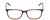 Front View of Ernest Hemingway H4848 Designer Reading Eye Glasses with Custom Cut Powered Lenses in Matte/Gloss Auburn Brown Unisex Cateye Full Rim Acetate 54 mm