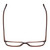Top View of Ernest Hemingway H4848 Designer Reading Eye Glasses with Custom Cut Powered Lenses in Matte/Gloss Auburn Brown Unisex Cateye Full Rim Acetate 54 mm