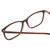 Close Up View of Ernest Hemingway H4848 Designer Bi-Focal Prescription Rx Eyeglasses in Matte/Gloss Auburn Brown Unisex Cateye Full Rim Acetate 54 mm
