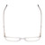 Top View of Ernest Hemingway H4848 Unisex Cateye Eyeglasses Matte/Gloss Crystal Silver 54 mm