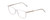 Profile View of Ernest Hemingway H4848 Designer Bi-Focal Prescription Rx Eyeglasses in Matte/Gloss Clear Crystal Silver Unisex Cateye Full Rim Acetate 54 mm