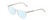 Profile View of Ernest Hemingway H4848 Designer Blue Light Blocking Eyeglasses in Matte/Gloss Clear Crystal Silver Unisex Cateye Full Rim Acetate 54 mm