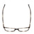 Top View of Ernest Hemingway H4849 Unisex Eyeglasses Grey Crystal Black Glitter Stripe 53 mm