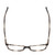 Top View of Ernest Hemingway H4849 Designer Bi-Focal Prescription Rx Eyeglasses in Grey Crystal Black Glitter Stripe Unisex Rectangle Full Rim Acetate 53 mm