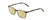 Profile View of Ernest Hemingway H4849 Designer Polarized Reading Sunglasses with Custom Cut Powered Sun Flower Yellow Lenses in Grey Crystal Black Glitter Stripe Unisex Rectangle Full Rim Acetate 53 mm