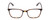 Front View of Ernest Hemingway H4849 Designer Single Vision Prescription Rx Eyeglasses in Brown Yellow Auburn Tortoise Havana Unisex Rectangle Full Rim Acetate 53 mm