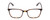 Front View of Ernest Hemingway H4849 Designer Progressive Lens Prescription Rx Eyeglasses in Brown Yellow Auburn Tortoise Havana Unisex Rectangle Full Rim Acetate 53 mm