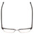 Top View of Ernest Hemingway H4850 Designer Progressive Lens Prescription Rx Eyeglasses in Gloss Black Silver Unisex Cateye Full Rim Acetate 58 mm