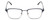 Front View of Ernest Hemingway H4844 Designer Bi-Focal Prescription Rx Eyeglasses in Satin Navy Blue Silver Unisex Rectangle Full Rim Stainless Steel 52 mm