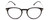 Front View of Ernest Hemingway H4845 Designer Bi-Focal Prescription Rx Eyeglasses in Matte Black Silver Unisex Round Full Rim Acetate 48 mm