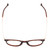 Top View of Ernest Hemingway 4845 Unisex Round Eyeglasses in Brown Auburn Tortoise Gold 48mm