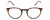 Front View of Ernest Hemingway H4845 Designer Bi-Focal Prescription Rx Eyeglasses in Matte Brown Auburn Tortoise Havana Gold Unisex Round Full Rim Acetate 48 mm