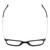 Top View of Ernest Hemingway H4846 Designer Single Vision Prescription Rx Eyeglasses in Matte Black Grey Silver Unisex Cateye Full Rim Acetate 53 mm
