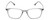 Front View of Ernest Hemingway H4846 Designer Single Vision Prescription Rx Eyeglasses in Matte Grey Crystal Black Metal Unisex Cateye Full Rim Acetate 53 mm