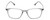 Front View of Ernest Hemingway H4846 Designer Progressive Lens Prescription Rx Eyeglasses in Matte Grey Crystal Black Metal Unisex Cateye Full Rim Acetate 53 mm