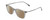 Profile View of Ernest Hemingway H4846 Designer Polarized Sunglasses with Custom Cut Amber Brown Lenses in Matte Grey Crystal Black Metal Unisex Cateye Full Rim Acetate 53 mm