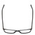 Top View of Ernest Hemingway H4848 Unisex Cateye Designer Eyeglasses Matte/Gloss Black 54 mm