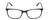 Front View of Ernest Hemingway H4848 Designer Reading Eye Glasses with Custom Cut Powered Lenses in Matte/Gloss Black Unisex Cateye Full Rim Acetate 54 mm