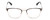 Front View of Ernest Hemingway H4843 Designer Single Vision Prescription Rx Eyeglasses in Satin Metallic Black Silver Unisex Aviator Full Rim Stainless Steel 53 mm