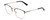 Profile View of Ernest Hemingway H4843 Designer Progressive Lens Prescription Rx Eyeglasses in Satin Metallic Black Silver Unisex Aviator Full Rim Stainless Steel 53 mm