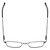 Top View of Ernest Hemingway H4844 Designer Progressive Lens Prescription Rx Eyeglasses in Satin Gun Metal Silver Unisex Rectangle Full Rim Stainless Steel 52 mm