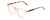 Profile View of Ernest Hemingway H4840 Cateye Eyeglasses Pink Crystal/Rose Glitter Tortoise 50mm