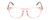 Front View of Ernest Hemingway H4840 Cateye Eyeglasses Pink Crystal/Rose Glitter Tortoise 50mm