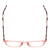 Top View of Ernest Hemingway H4840 Designer Progressive Lens Prescription Rx Eyeglasses in Pink Crystal/Brown Rose Amber Glitter Tortoise Ladies Cateye Full Rim Acetate 50 mm