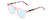 Profile View of Ernest Hemingway H4840 Designer Progressive Lens Blue Light Blocking Eyeglasses in Pink Crystal/Brown Rose Amber Glitter Tortoise Ladies Cateye Full Rim Acetate 50 mm