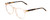 Profile View of Ernest Hemingway H4840 Designer Single Vision Prescription Rx Eyeglasses in Wheat Crystal/Brown Amber Yellow Glitter Tortoise Ladies Cateye Full Rim Acetate 50 mm