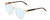 Profile View of Ernest Hemingway H4840 Designer Blue Light Blocking Eyeglasses in Wheat Crystal/Brown Amber Yellow Glitter Tortoise Ladies Cateye Full Rim Acetate 50 mm