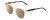 Profile View of Ernest Hemingway H4840 Designer Polarized Sunglasses with Custom Cut Amber Brown Lenses in Wheat Crystal/Brown Amber Yellow Glitter Tortoise Ladies Cateye Full Rim Acetate 50 mm