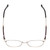 Top View of Ernest Hemingway H4841 Designer Reading Eye Glasses with Custom Cut Powered Lenses in Silver Black Crystal Marble  Unisex Round Full Rim Stainless Steel 50 mm