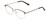 Profile View of Ernest Hemingway H4837 Designer Bi-Focal Prescription Rx Eyeglasses in Metallic Black Silver/Auburn Tortoise Unisex Cateye Full Rim Stainless Steel 53 mm