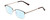 Profile View of Ernest Hemingway H4837 Designer Progressive Lens Blue Light Blocking Eyeglasses in Metallic Black Silver/Auburn Tortoise Unisex Cateye Full Rim Stainless Steel 53 mm