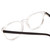 Close Up View of Ernest Hemingway H4839 Designer Single Vision Prescription Rx Eyeglasses in Clear Crystal/Gloss Black Unisex Cateye Full Rim Acetate 52 mm