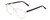 Profile View of Ernest Hemingway H4839 Designer Bi-Focal Prescription Rx Eyeglasses in Clear Crystal/Gloss Black Unisex Cateye Full Rim Acetate 52 mm