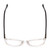 Top View of Ernest Hemingway H4839 Designer Bi-Focal Prescription Rx Eyeglasses in Clear Crystal/Gloss Black Unisex Cateye Full Rim Acetate 52 mm
