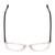 Top View of Ernest Hemingway H4839 Designer Progressive Lens Prescription Rx Eyeglasses in Clear Crystal/Gloss Black Unisex Cateye Full Rim Acetate 52 mm